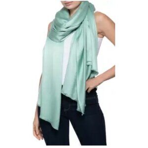 INC International Concepts Womens One Size Solid Oversized Wrap Scarf Sage 1348